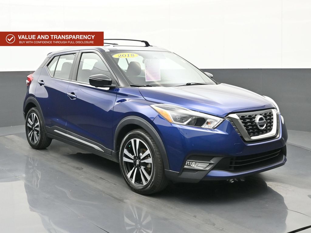 Deep Blue Pearl 2018 Nissan Kicks SUV / Crossover Front-Wheel Drive Continuously Variable Transmission