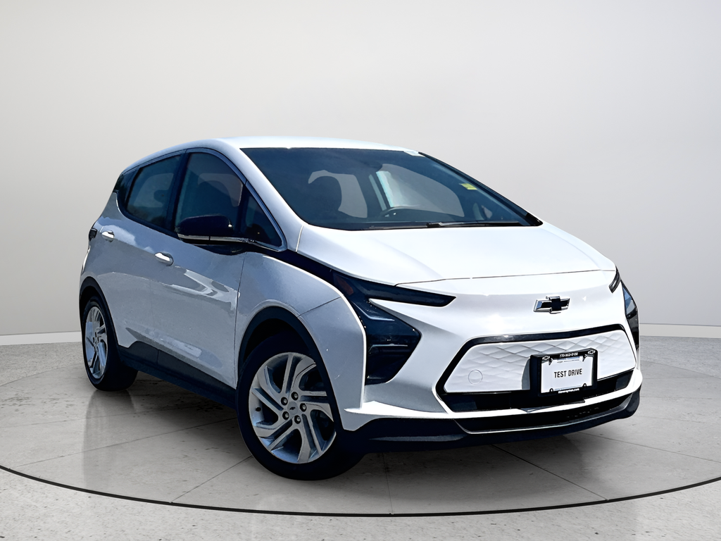 Summit White 2023 Chevrolet Bolt EV 1LT FWD Hatchback Front-Wheel Drive 1-Speed Automatic