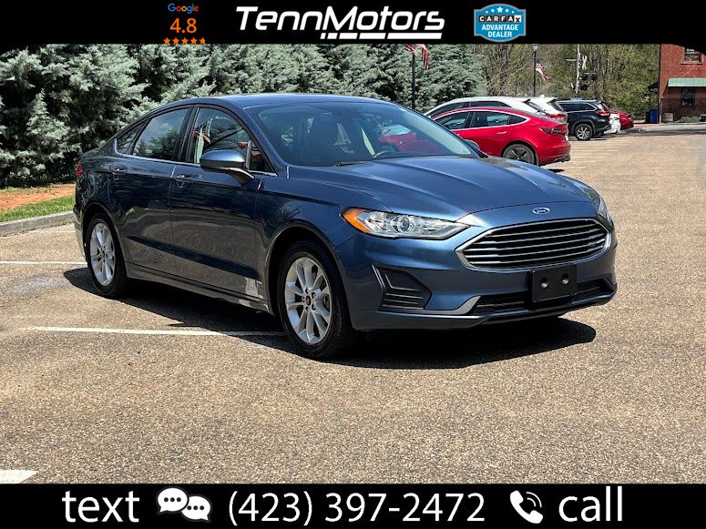 Blue Metallic 2019 Ford Fusion SE Sedan Front-Wheel Drive 6-Speed Automatic