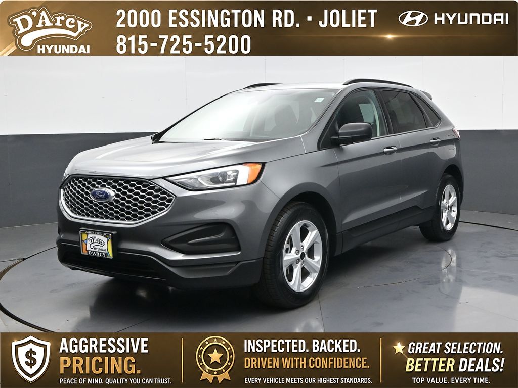 Gray Metallic 2023 Ford Edge SE AWD SUV / Crossover All-Wheel Drive 8-Speed Automatic