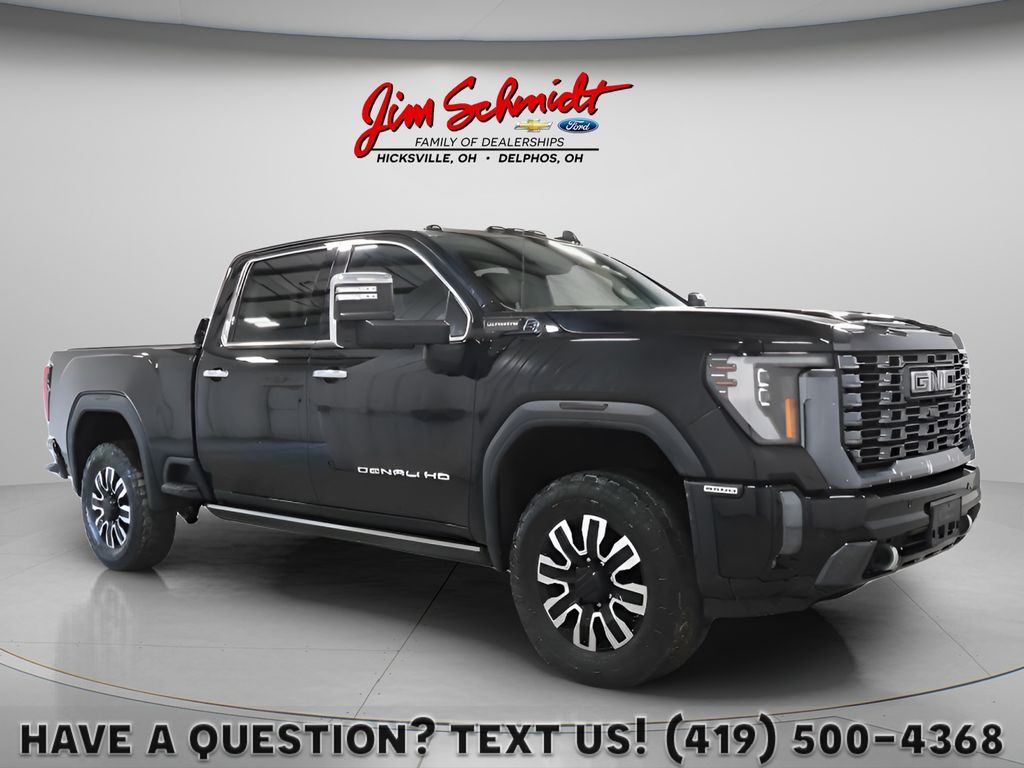 Onyx Black 2024 GMC Sierra 3500HD Pickup Truck Four-Wheel Drive Automatic
