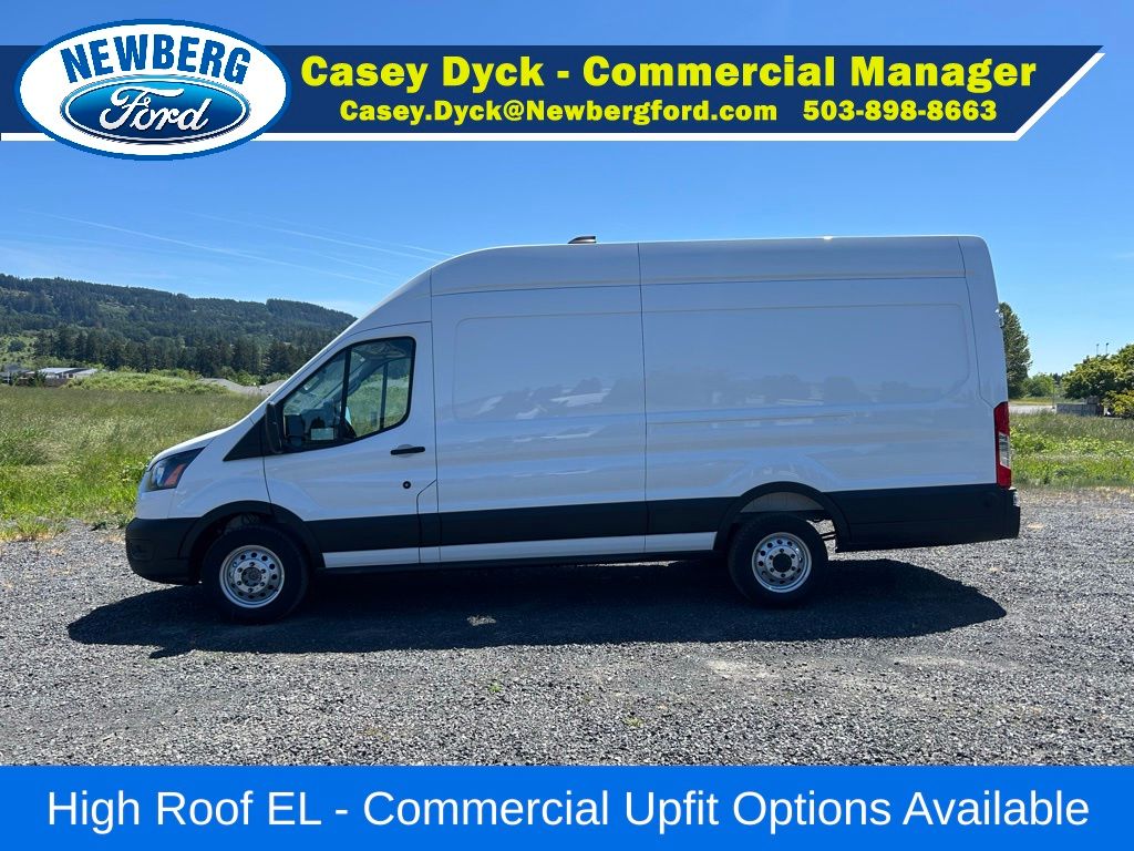 Oxford White 2026 Ford Transit Cargo Van All-Wheel Drive