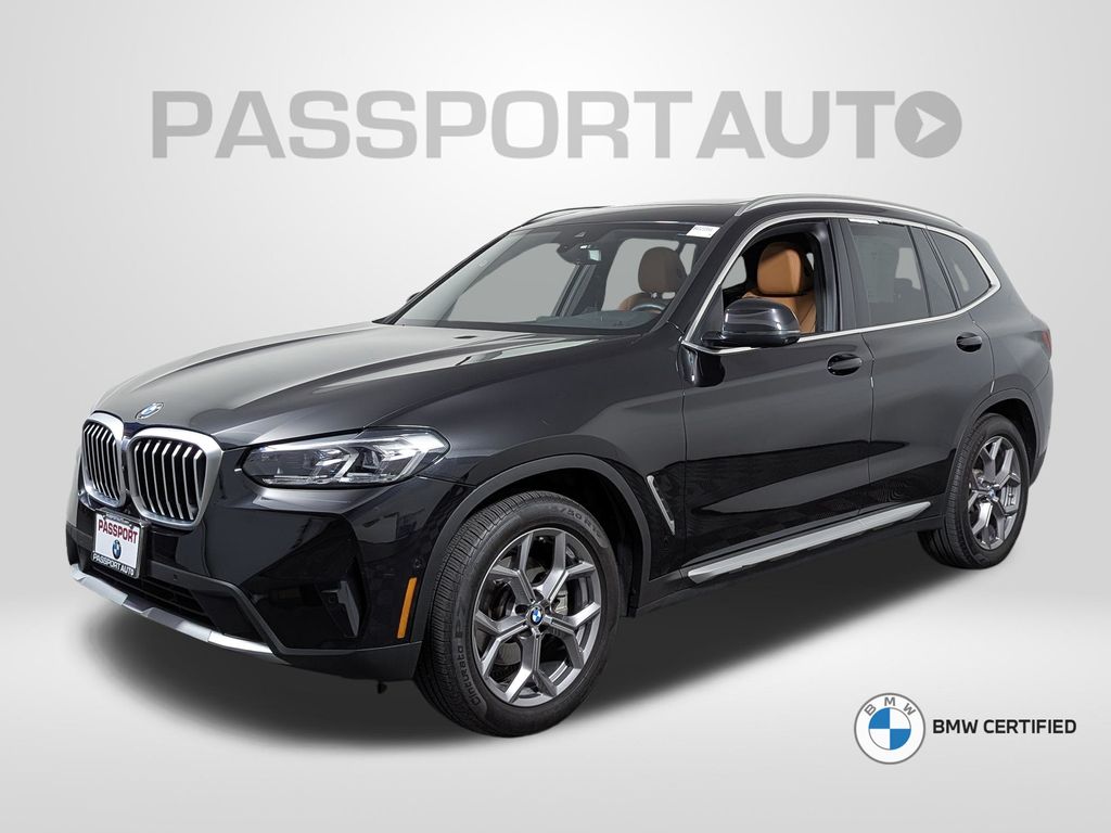 Black Sapphire Metallic 2024 BMW X3 SUV / Crossover All-Wheel Drive 8-Speed Automatic