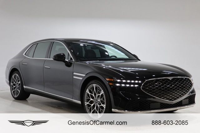 Vik Black 2023 Genesis G90 3.5T e-Supercharger AWD Sedan All-Wheel Drive 8-Speed Automatic