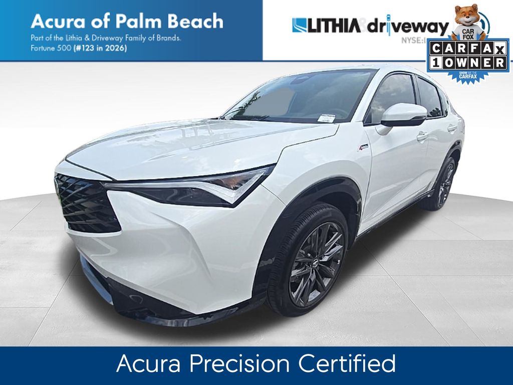 White 2025 Acura ADX SUV / Crossover All-Wheel Drive Continuously Variable Transmission
