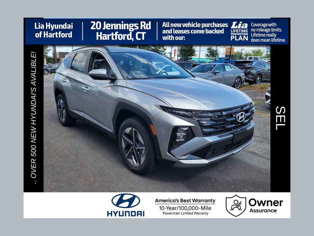 Shimmering Silver 2026 Hyundai Tucson SEL AWD SUV / Crossover All-Wheel Drive 8-Speed Automatic