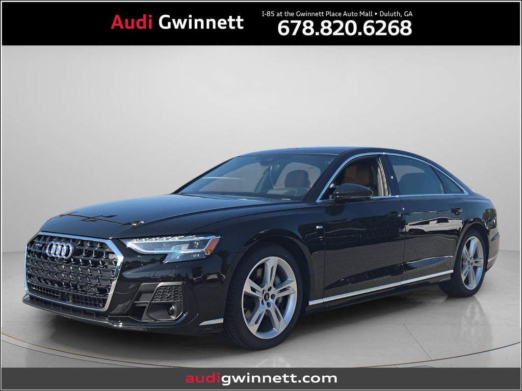 Black 2026 Audi A8 Sedan All-Wheel Drive 8-Speed Automatic
