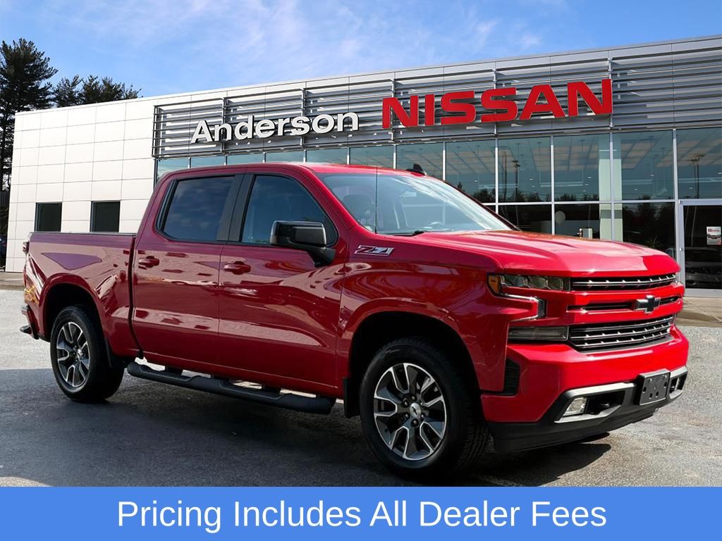 Red Hot 2021 Chevrolet Silverado 1500 Pickup Truck Four-Wheel Drive 8-Speed Automatic