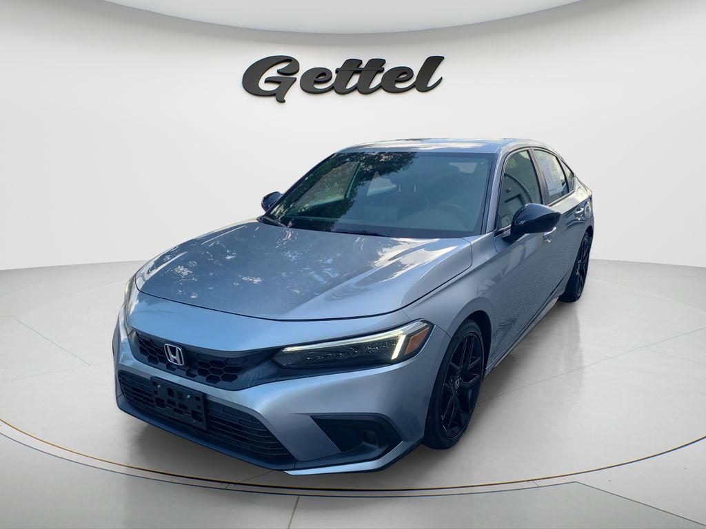 Lunar Silver Metallic 2024 Honda Civic Hatchback Hatchback Front-Wheel Drive Continuously Variable Transmission