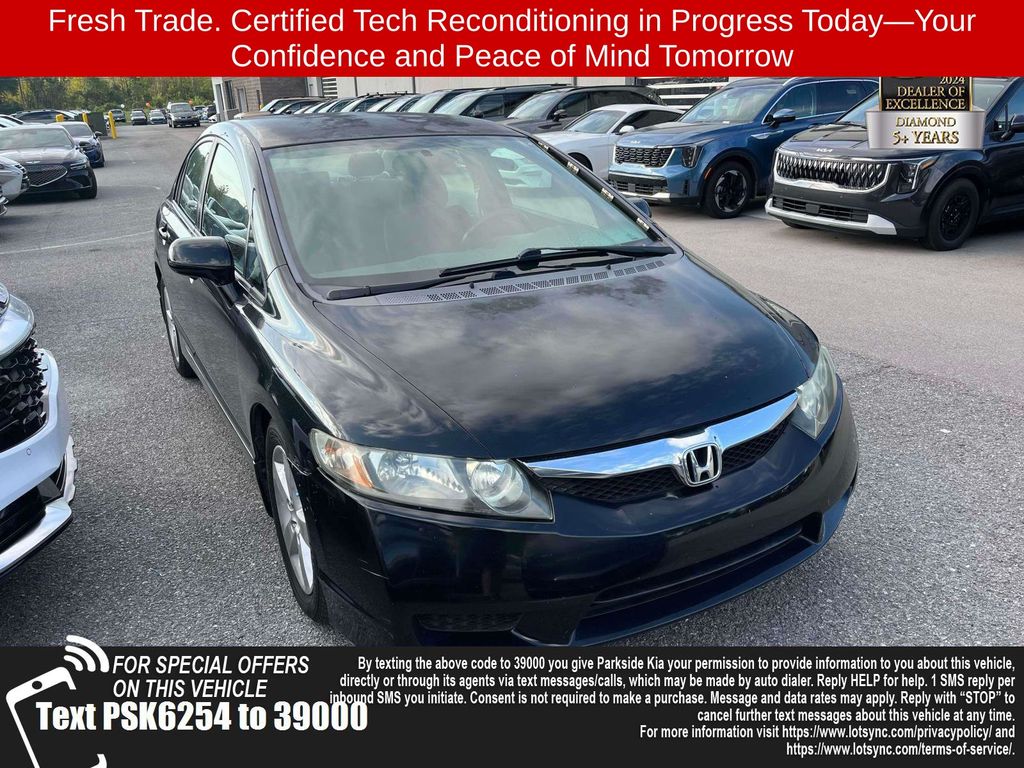  2009 Honda Civic Sedan Front-Wheel Drive 5-Speed Automatic