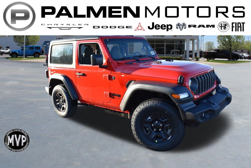 Firecracker Red Clearcoat 2026 Jeep Wrangler SUV / Crossover Four-Wheel Drive 8-Speed Automatic