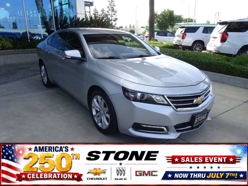 Silver Ice Metallic 2018 Chevrolet Impala Sedan Front-Wheel Drive 6-Speed Automatic Overdrive