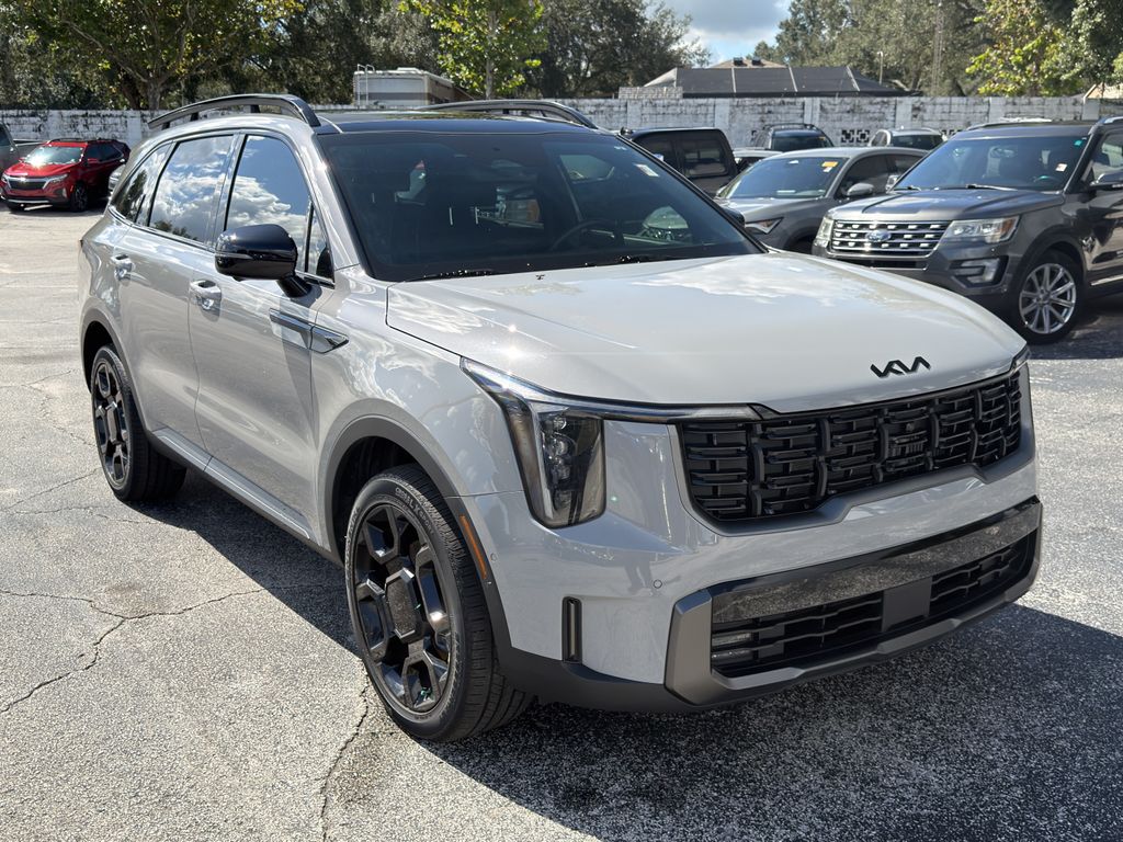 Wolf Gray 2025 Kia Sorento SUV / Crossover All-Wheel Drive 8-Speed Dual Clutch