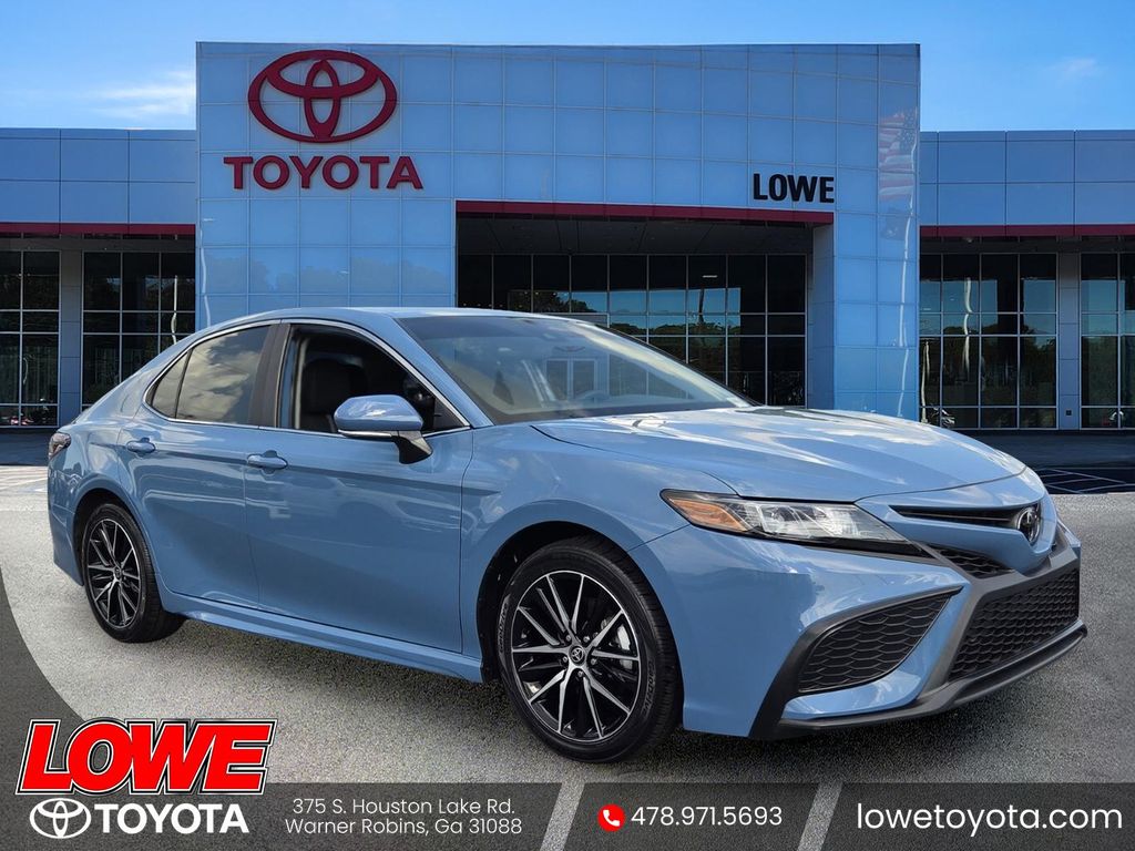 Cavalry Blue 2024 Toyota Camry SE FWD Sedan Front-Wheel Drive 8-Speed Automatic