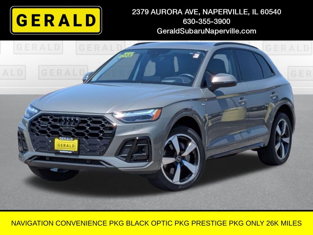 Gray Metallic 2023 Audi Q5 quattro Prestige S Line 45 TFSI SUV / Crossover All-Wheel Drive 7-Speed Automatic