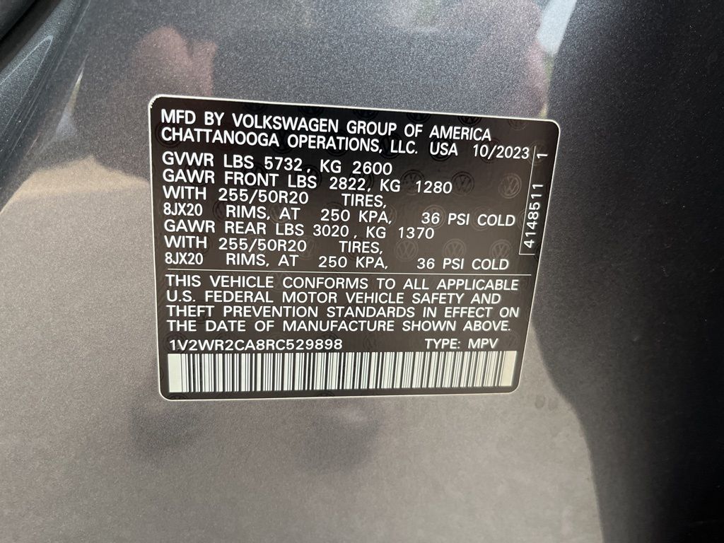 2024 Volkswagen Atlas SE 11