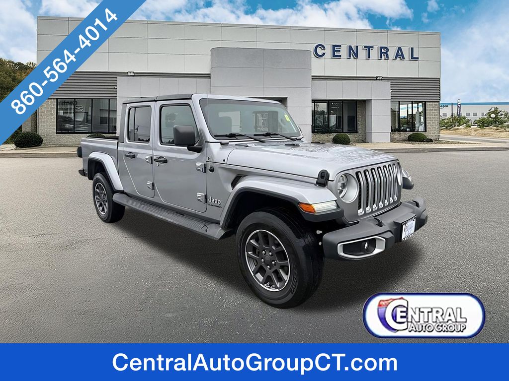 Billet Silver Metallic Clearcoat 2020 Jeep Gladiator Overland Crew Cab 4WD Pickup Truck Four-Wheel Drive 8-Speed Automatic