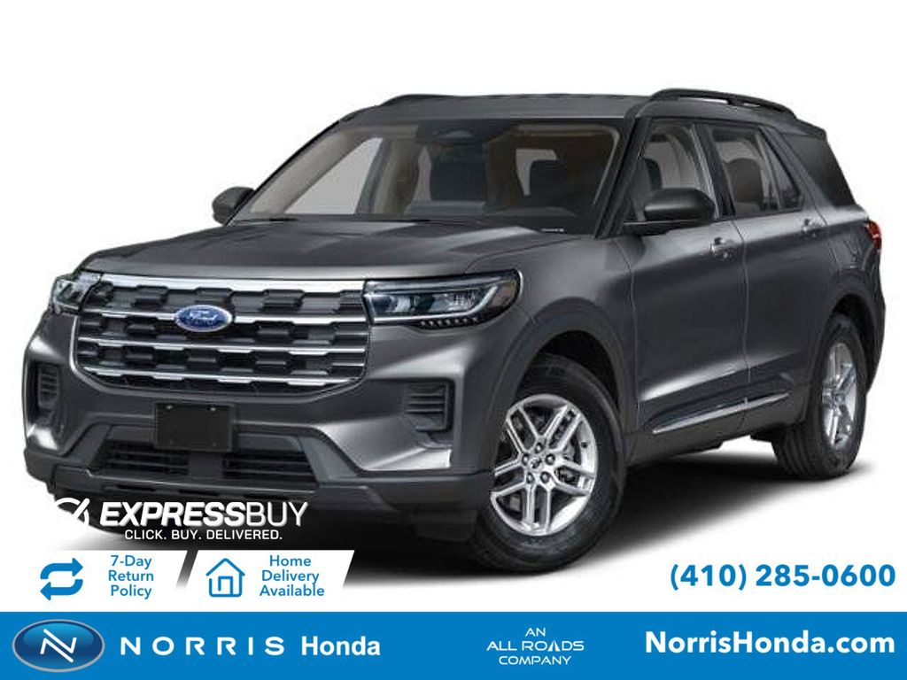 Black Metallic 2025 Ford Explorer Active AWD SUV / Crossover All-Wheel Drive Automatic