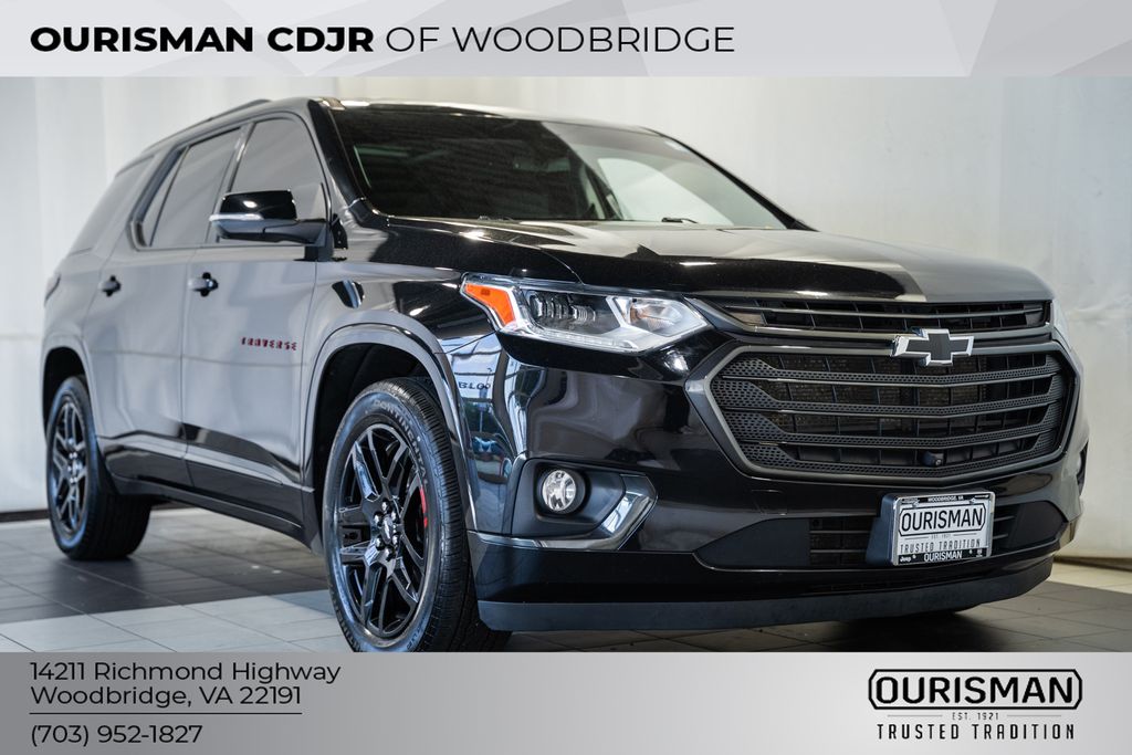 Mosaic Black Metallic 2021 Chevrolet Traverse Premier AWD SUV / Crossover Four-Wheel Drive 9-Speed Automatic