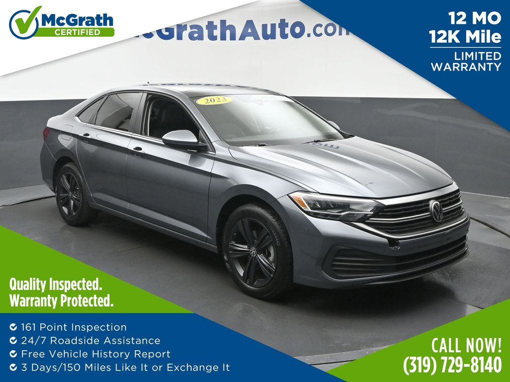 Gray 2023 Volkswagen Jetta 1.5T SE FWD Sedan Front-Wheel Drive 8-Speed Automatic