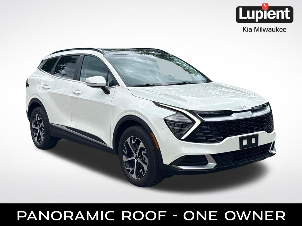 Snow White Pearl 2024 Kia Sportage Hybrid SUV / Crossover All-Wheel Drive 6-Speed Automatic