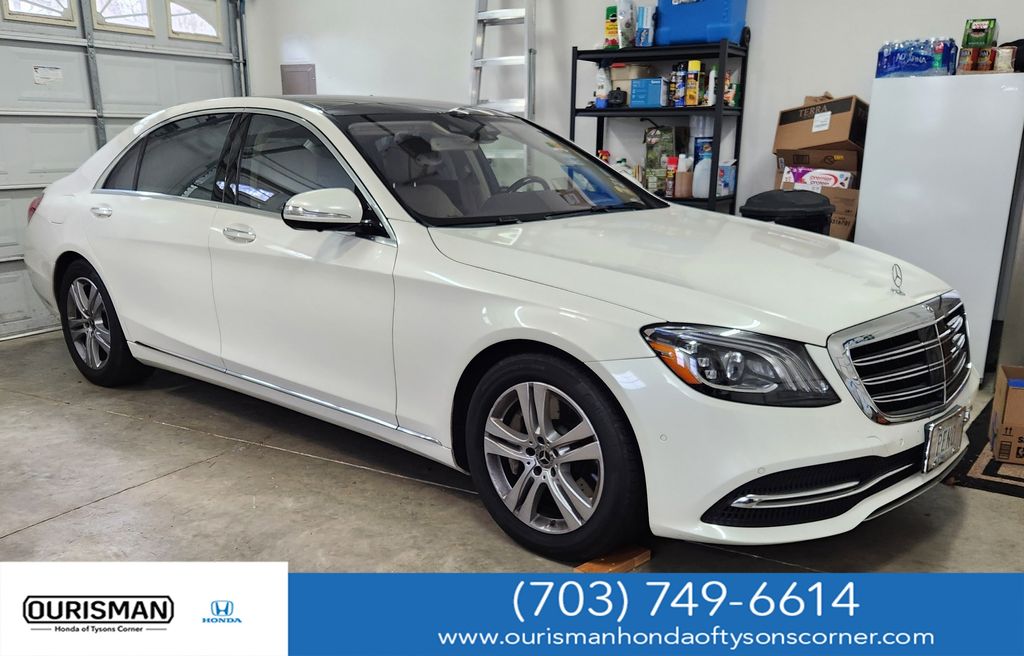 designo Diamond White 2020 Mercedes-Benz S-Class S 560 4MATIC Sedan AWD Sedan All-Wheel Drive 9-Speed Automatic