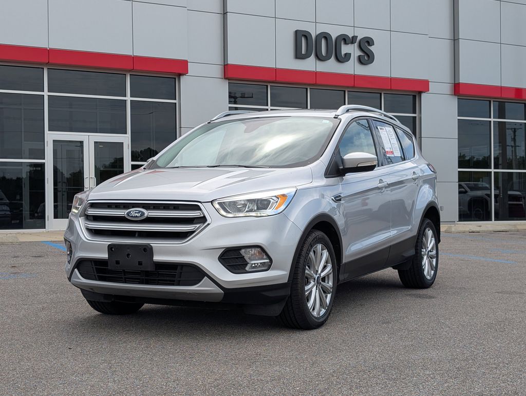 Ingot Silver 2017 Ford Escape Titanium FWD SUV / Crossover Front-Wheel Drive 6-Speed Automatic