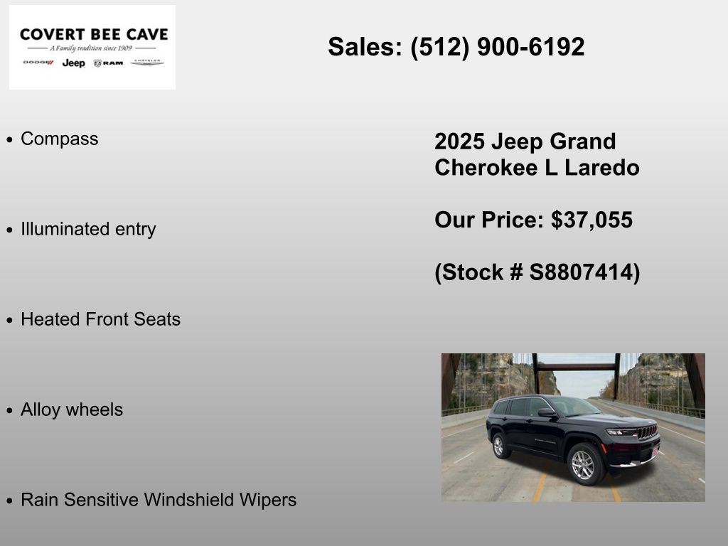 New Car 2025 Jeep Grand Cherokee L  For Sale Under $40,000 In Austin, Texas