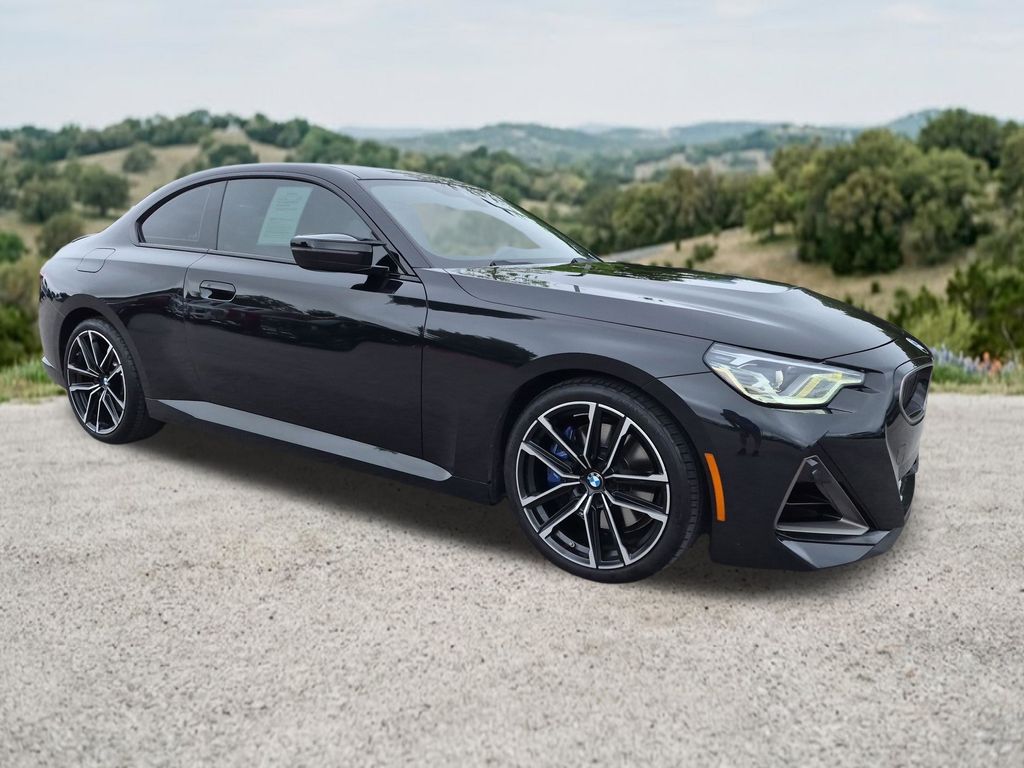 Black Sapphire Metallic 2022 BMW 2 Series M240i xDrive Coupe AWD Coupe All-Wheel Drive 8-Speed Automatic