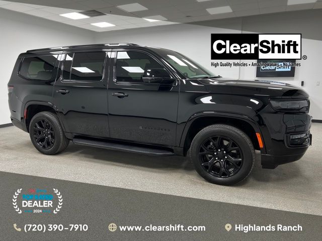 Diamond Black Crystal Pearlcoat 2023 Jeep Wagoneer Carbide 4WD SUV / Crossover Four-Wheel Drive 8-Speed Automatic