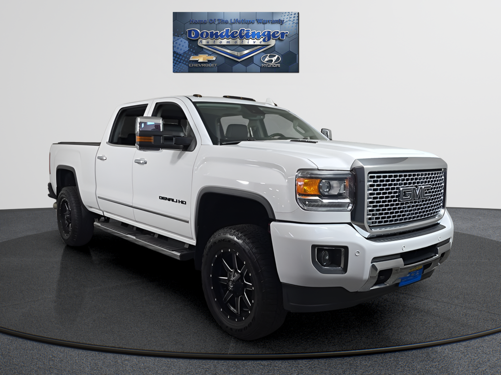 Summit White 2015 GMC Sierra 3500HD Pickup Truck Four-Wheel Drive 6-Speed Automatic