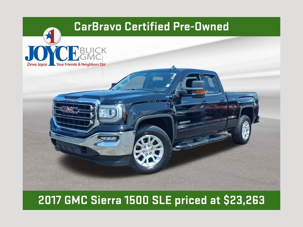 Onyx Black 2017 GMC Sierra 1500 Pickup Truck Four-Wheel Drive 6-Speed Automatic Overdrive