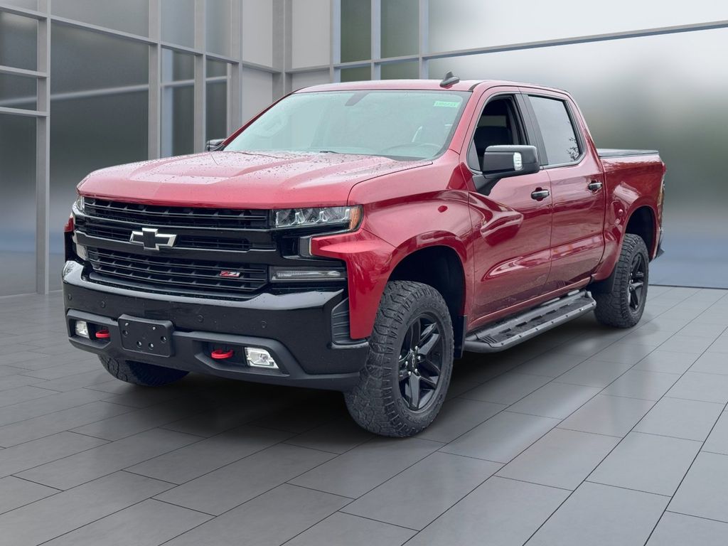 Cajun Red Tintcoat 2020 Chevrolet Silverado 1500 LT Trail Boss Crew Cab 4WD Pickup Truck Four-Wheel Drive Automatic