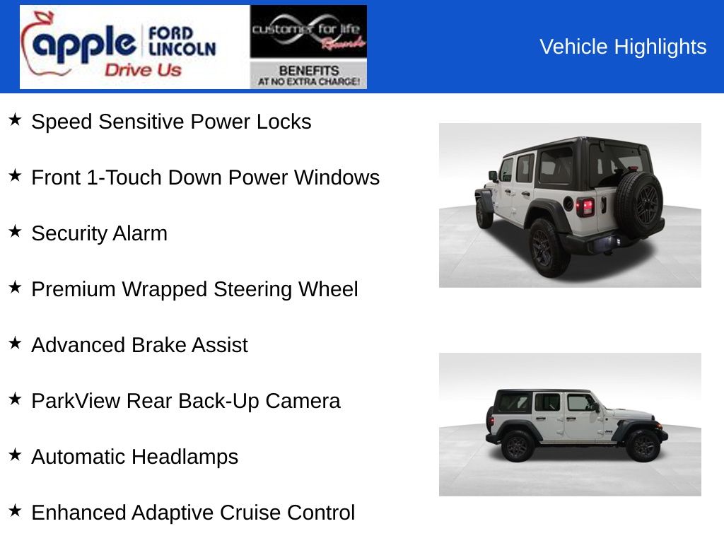 2024 Jeep Wrangler 4-Door Sport S 4x4