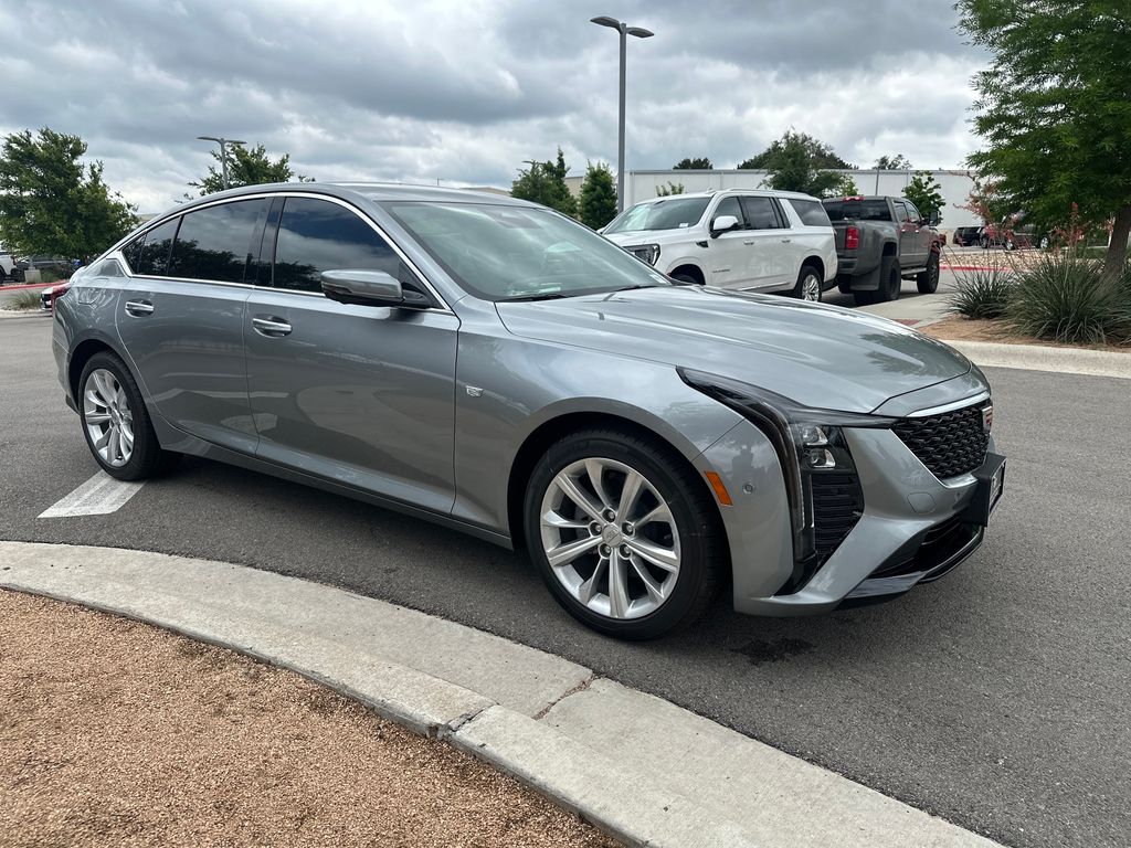 Silver Metallic 2026 Cadillac CT5 Premium Luxury RWD Sedan Rear-Wheel Drive Automatic