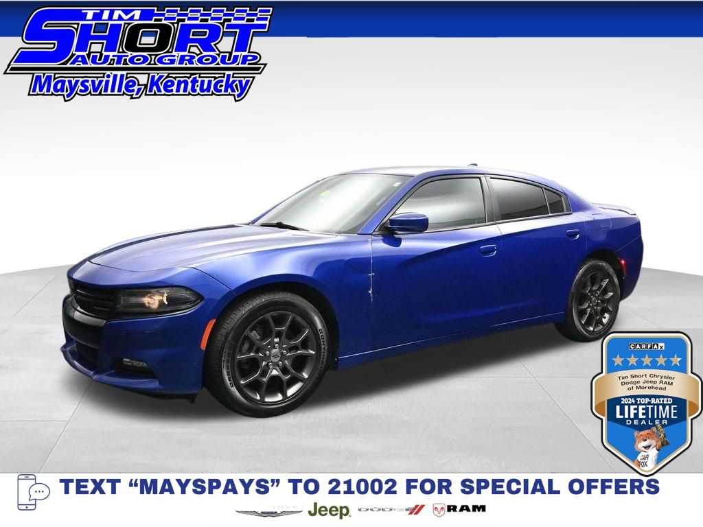 Indigo Blue 2018 Dodge Charger Sedan All-Wheel Drive 8-Speed Automatic