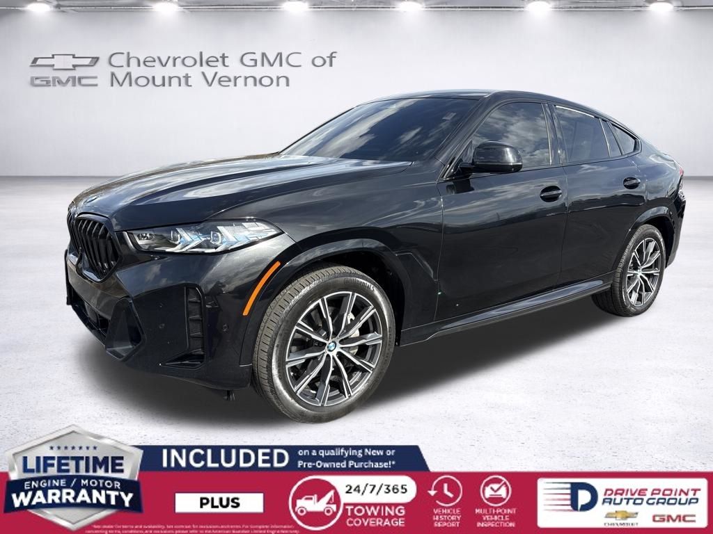 Black Sapphire Metallic 2024 BMW X6 xDrive40i AWD SUV / Crossover All-Wheel Drive 8-Speed Automatic