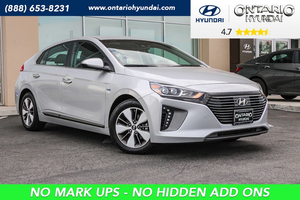 Symphony Air Silver Metallic 2019 Hyundai Ioniq Hybrid Plug-In  Hatchback Front-Wheel Drive 6-Speed Dual Clutch