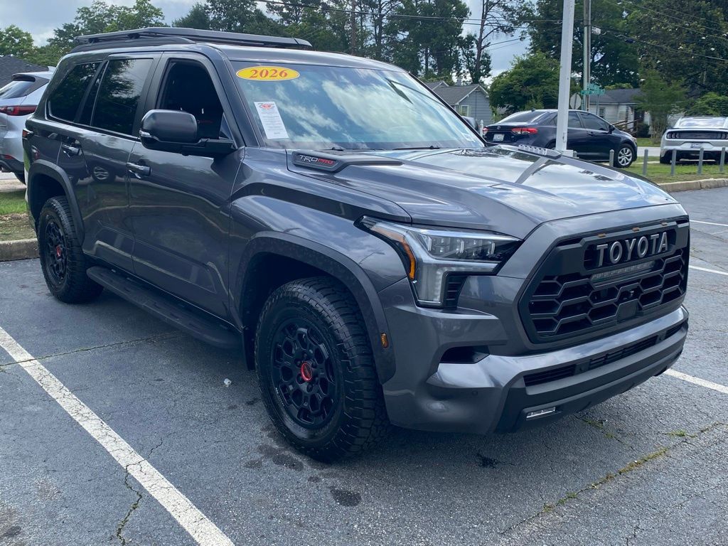 Magnetic Gray Metallic 2026 Toyota Sequoia TRD Pro 4WD SUV / Crossover Four-Wheel Drive Automatic