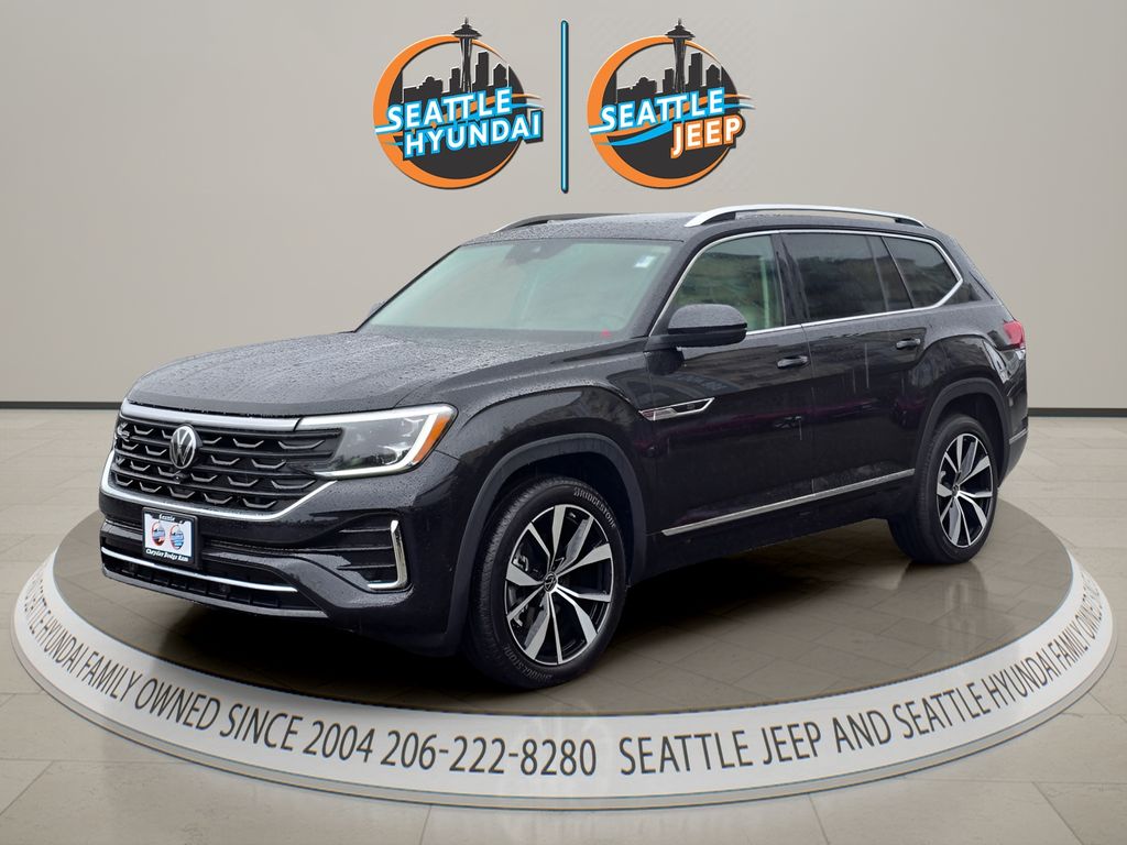 Black 2025 Volkswagen Atlas SEL Premium R-Line 4Motion SUV / Crossover All-Wheel Drive 8-Speed Automatic