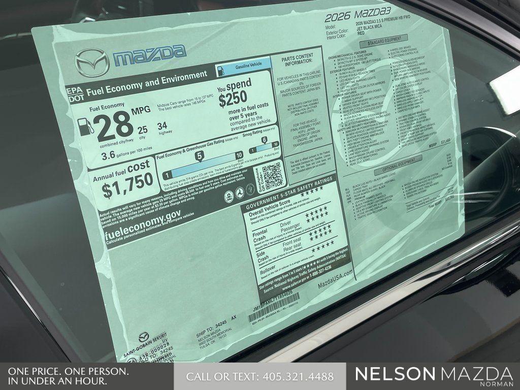 2026 Mazda Mazda3 Premium - Photo 17