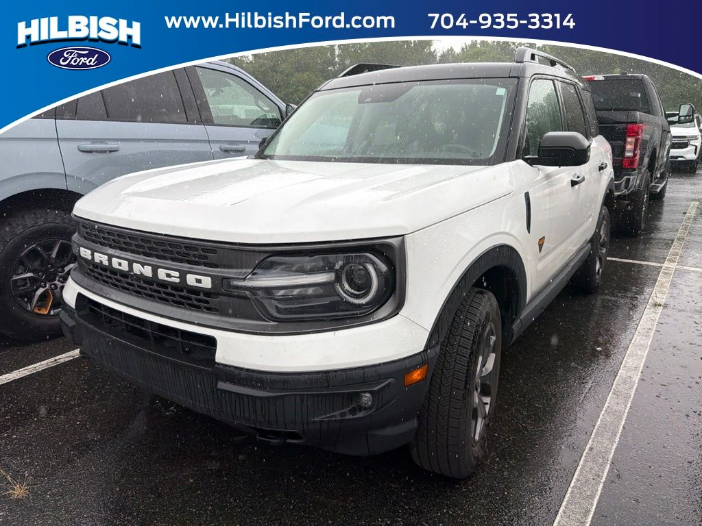 Oxford White 2022 Ford Bronco Sport SUV / Crossover All-Wheel Drive 8-Speed Automatic
