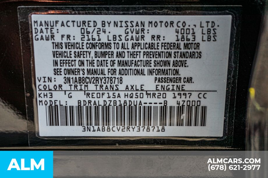 Used 2024 Black Nissan SV image 52
