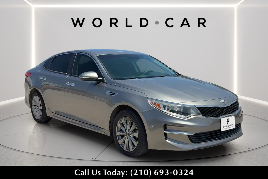 Titanium Silver 2018 Kia Optima Sedan Front-Wheel Drive 6-Speed Automatic