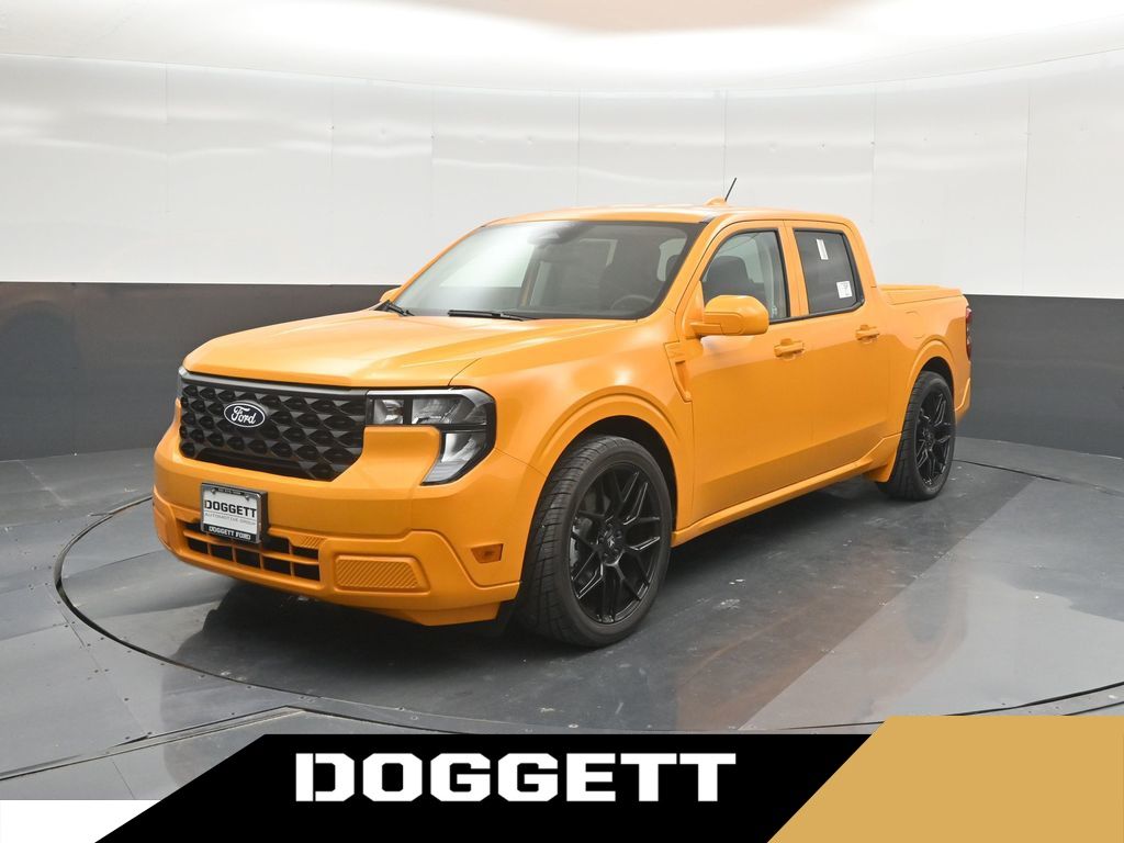 Orange Fury Metallic Tri-Coat 2026 Ford Maverick Pickup Truck Front-Wheel Drive Continuously Variable Transmission