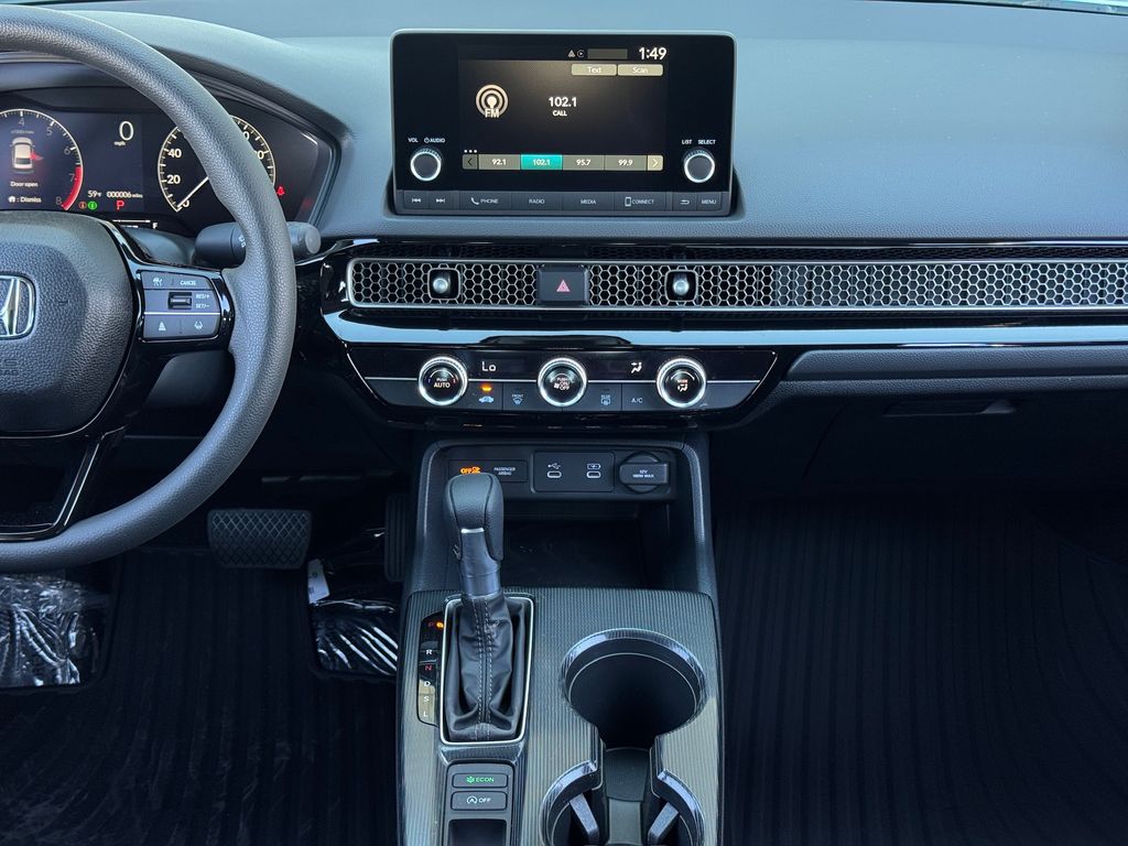 2026 Honda Civic LX White at Classic Honda Galveston