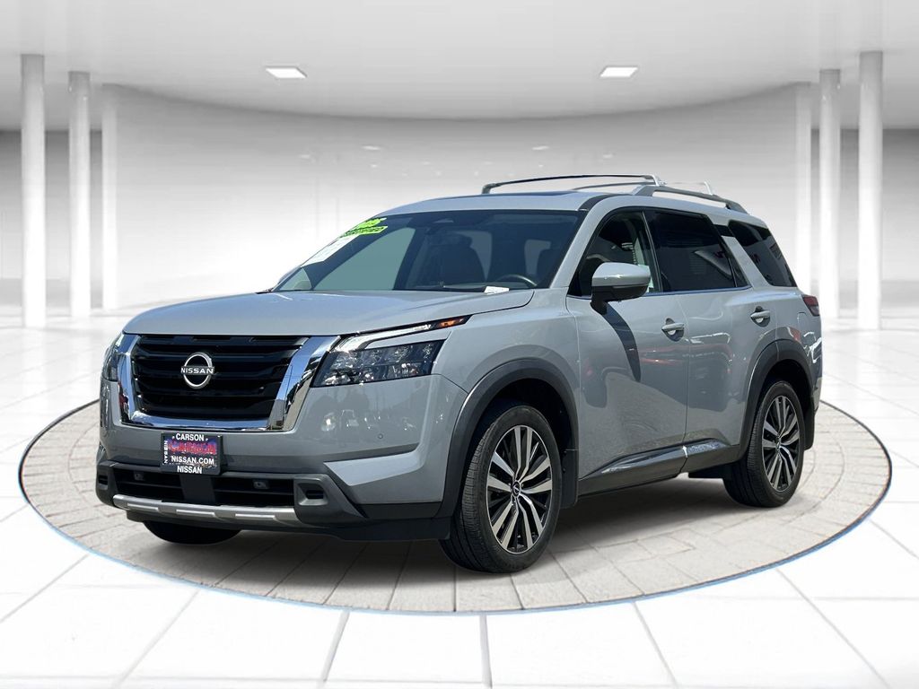 Boulder Gray 2025 Nissan Pathfinder SUV / Crossover All-Wheel Drive 9-Speed Automatic
