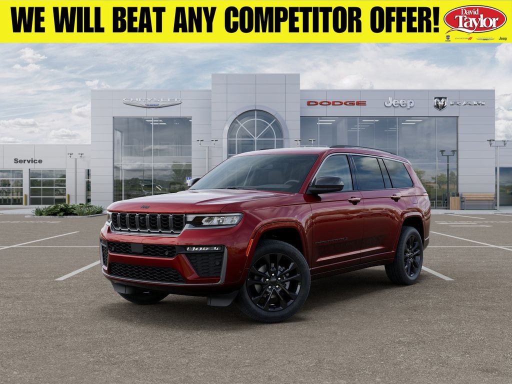 Velvet Red Pearlcoat 2026 Jeep Grand Cherokee L SUV / Crossover Four-Wheel Drive 8-Speed Automatic