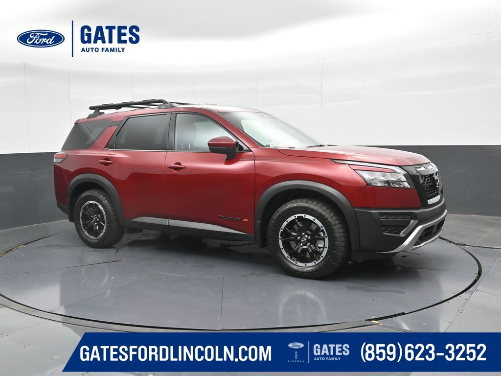 Red (Scarlet Ember Tintcoat) 2025 Nissan Pathfinder SUV / Crossover All-Wheel Drive 9-Speed Automatic