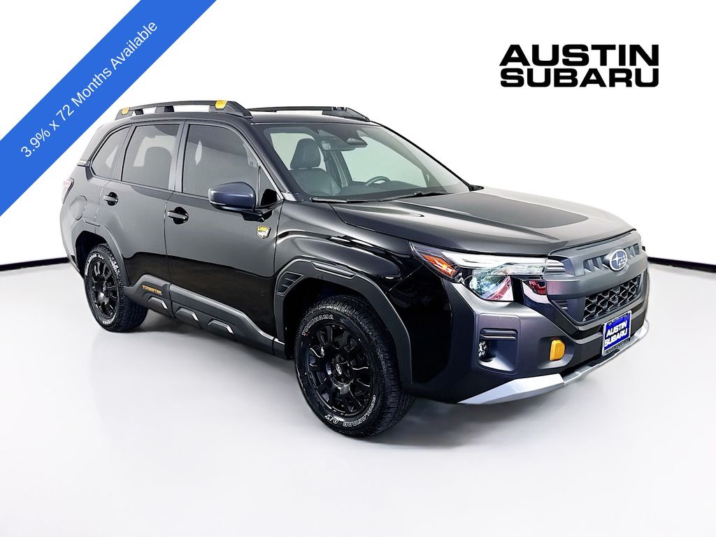 Crystal Black Silica 2026 Subaru Forester SUV / Crossover All-Wheel Drive Continuously Variable Transmission